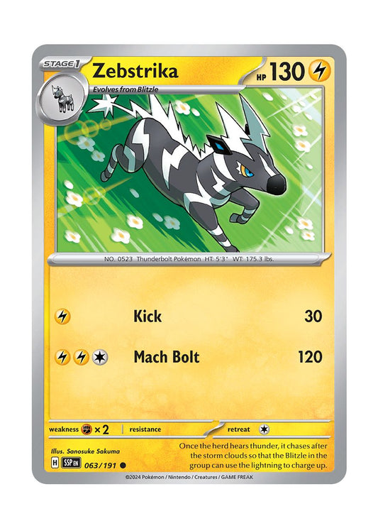Zebstrika (063/191) - Surging Sparks