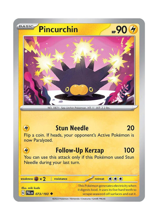 Pincurchin - Reverse Holo (073/193) - Paldea Evolved