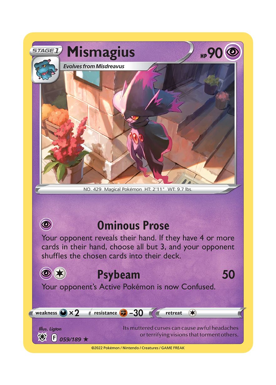 Mismagius - Reverse Holo (059/189) - Astral Radiance