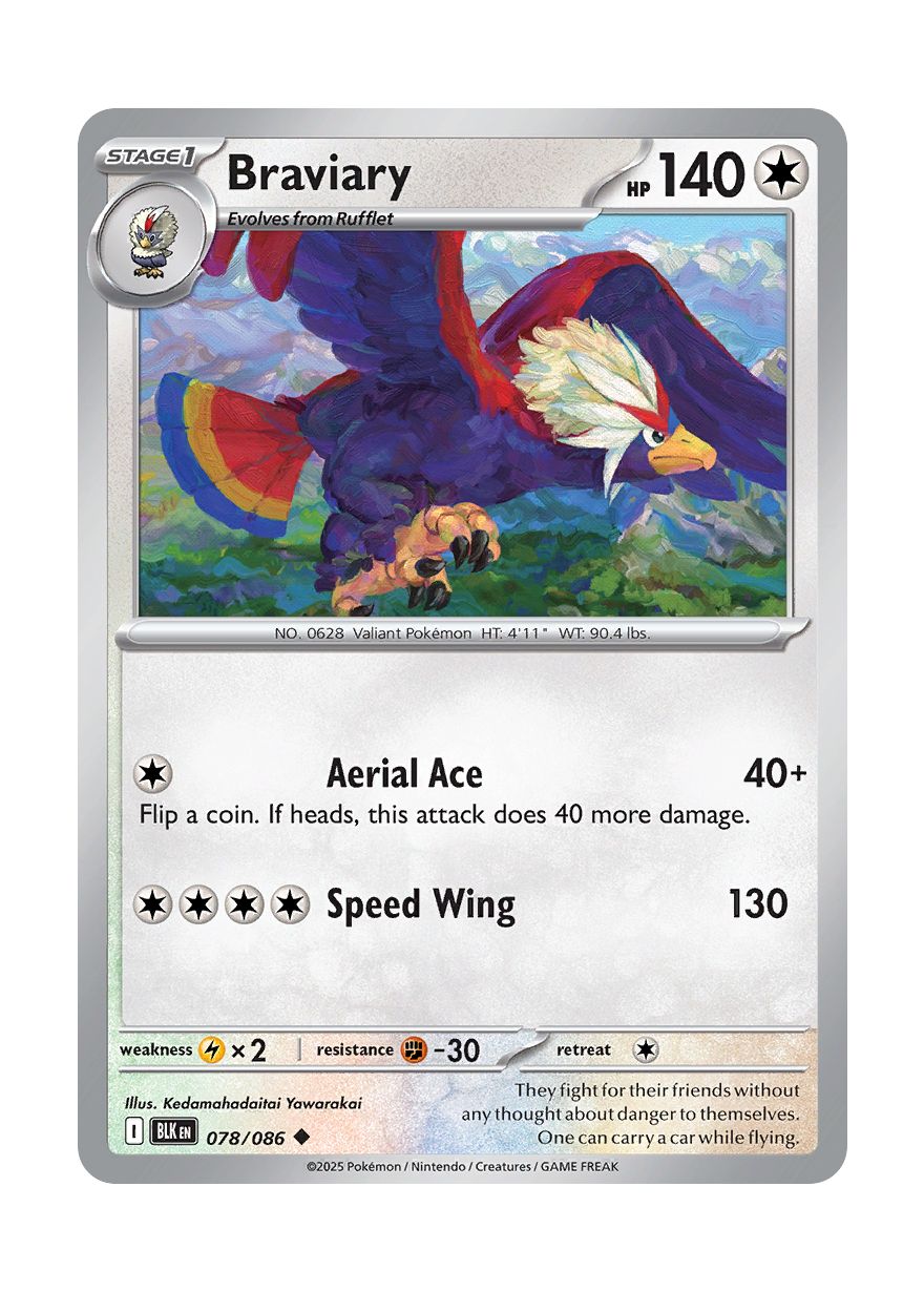 Braviary (078/86) - Black Bolt