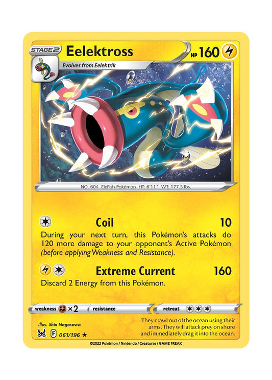 Eelektross - Reverse Holo (061/196) - Lost Origin