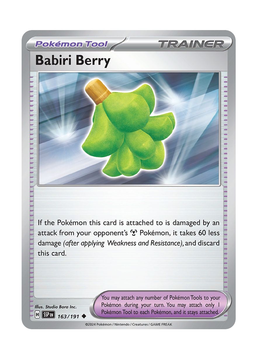 Babiri Berry (163/191) - Surging Sparks