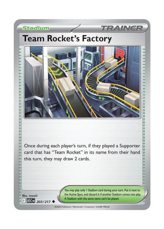 Team Rocket's Factory (203/217) - Ascended Heroes