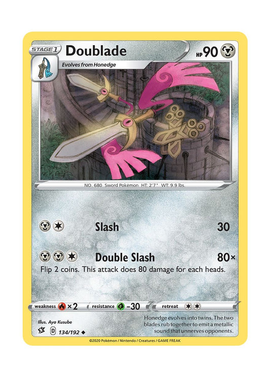 Doublade - Reverse Holo (134/192) - Rebel Clash