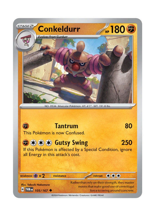 Conkeldurr - Reverse Holo (105/167) - Twilight Masquerade