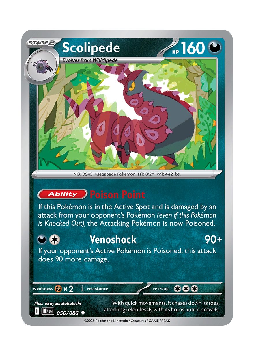 Scolipede (056/86) - Black Bolt