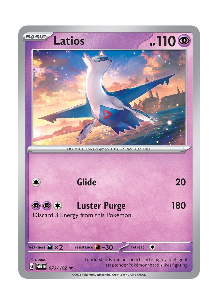 Latios - Reverse Holo (073/182) - Paradox Rift
