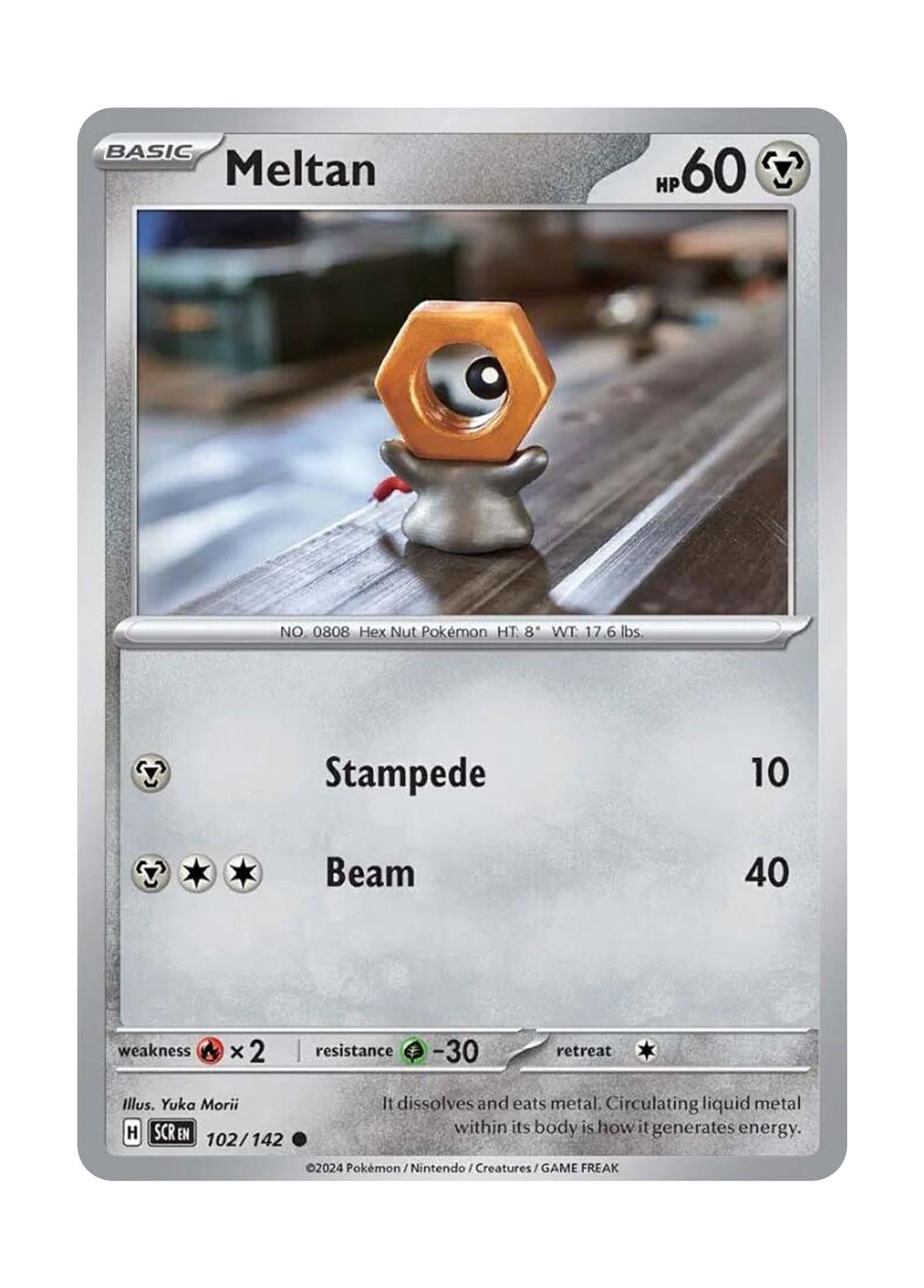 Meltan (102/142) - Stellar Crown