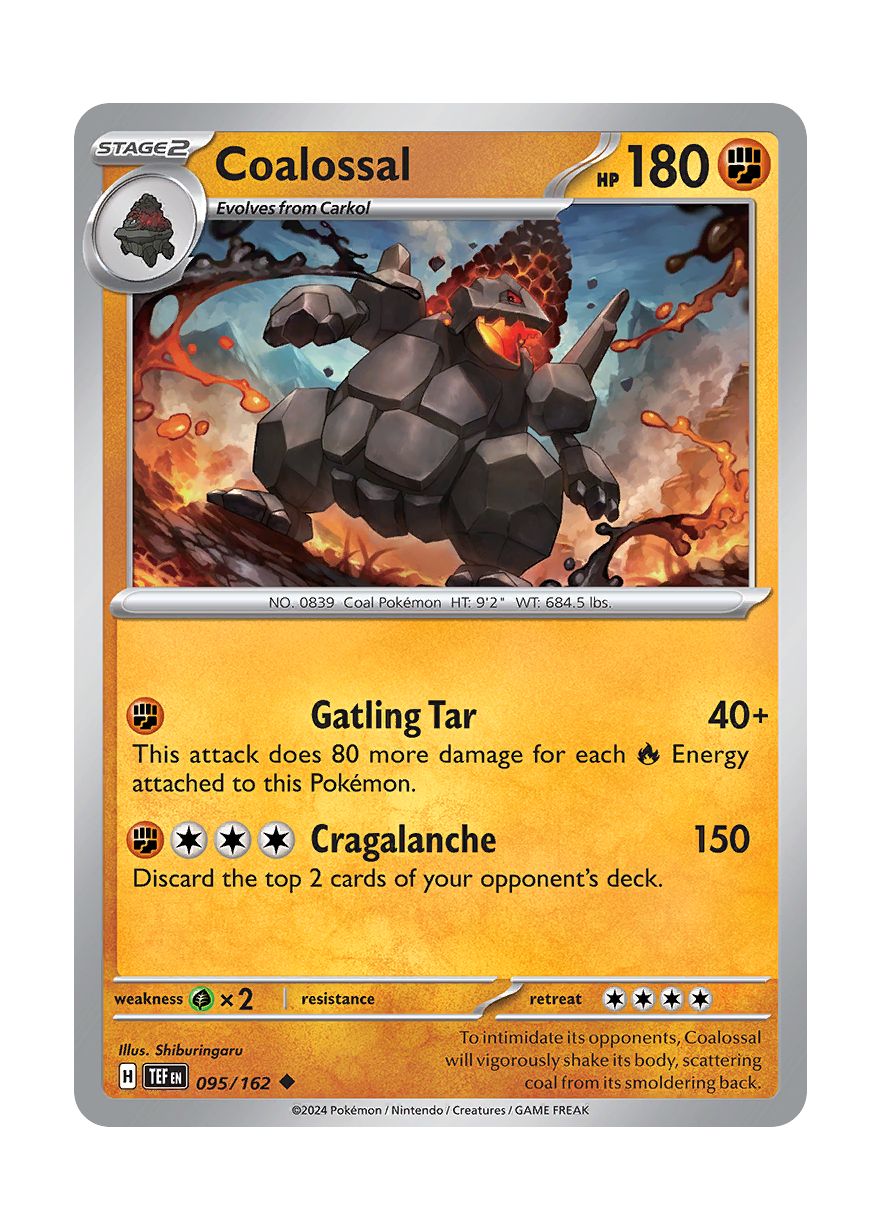 Coalossal - Reverse Holo (095/162) - Temporal Forces