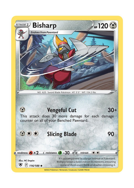 Bisharp - Reverse Holo (116/189) - Astral Radiance
