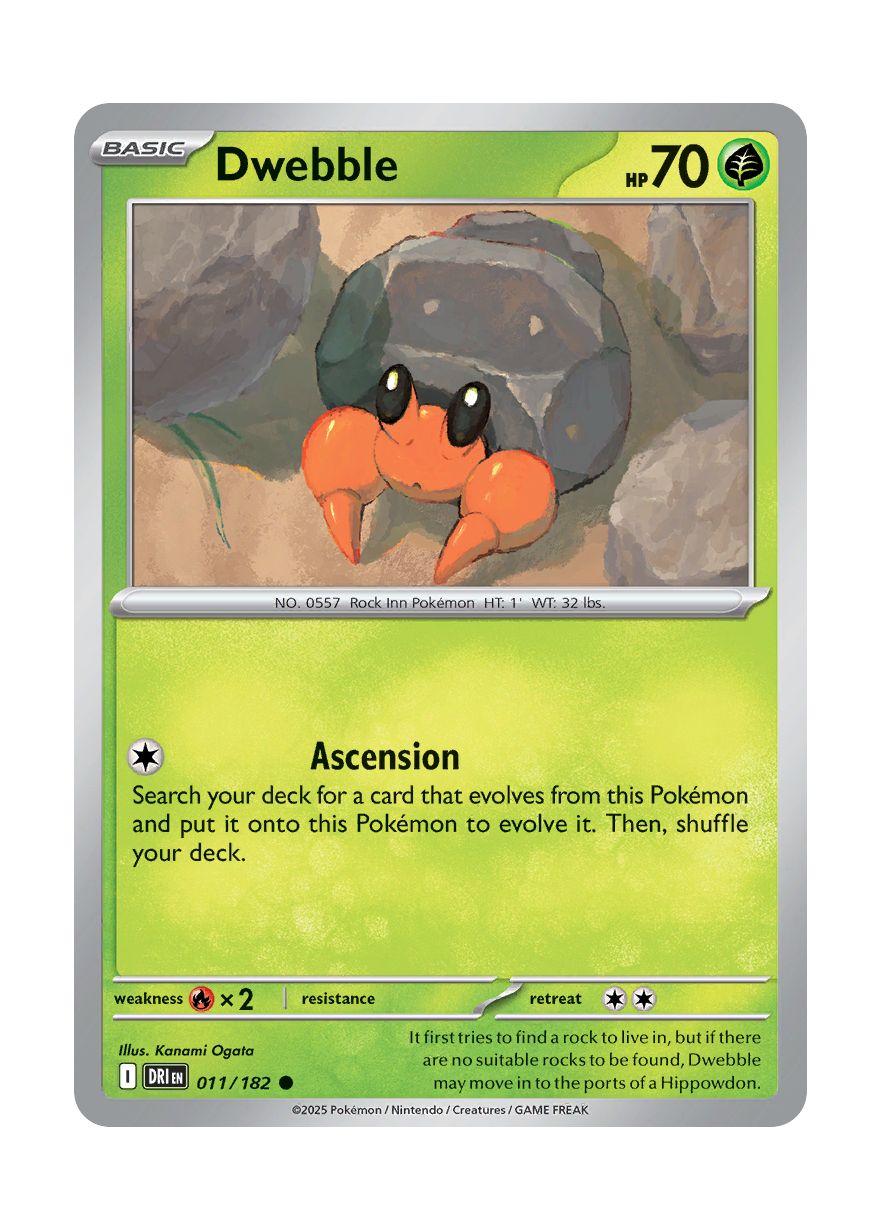 Dwebble (011/182) - Destined Rivals