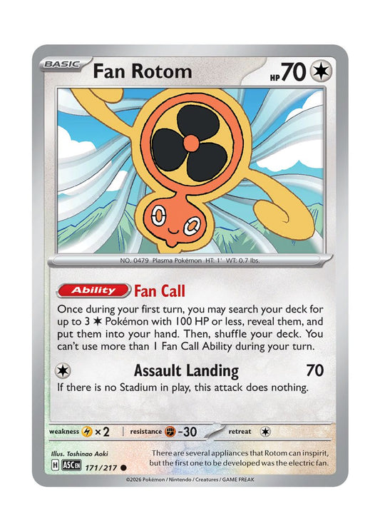 Fan Rotom (171/217) - Ascended Heroes