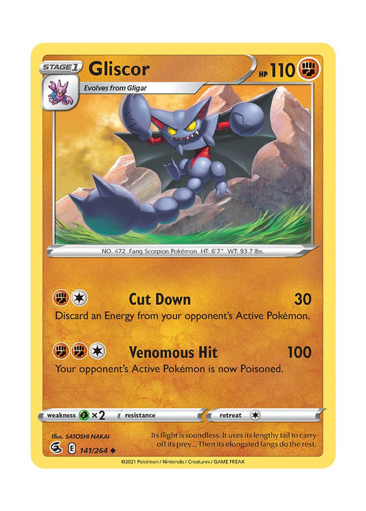 Gliscor - Reverse Holo (141/264) - Fusion Strike