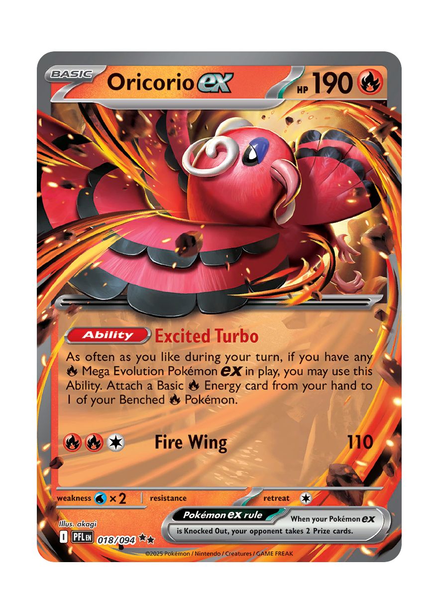 Oricorio ex (018/94) - Phantasmal Flames
