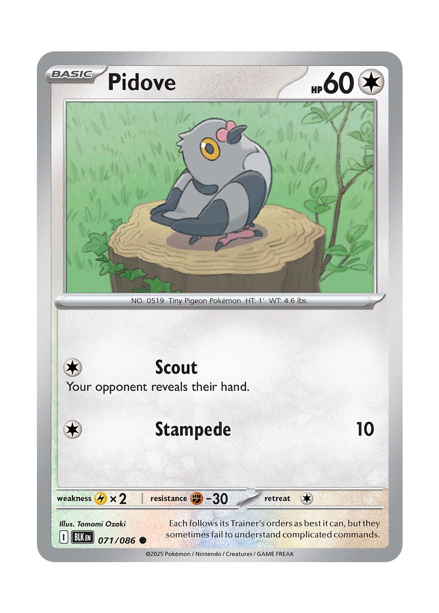 Pidove (071/86) - Black Bolt
