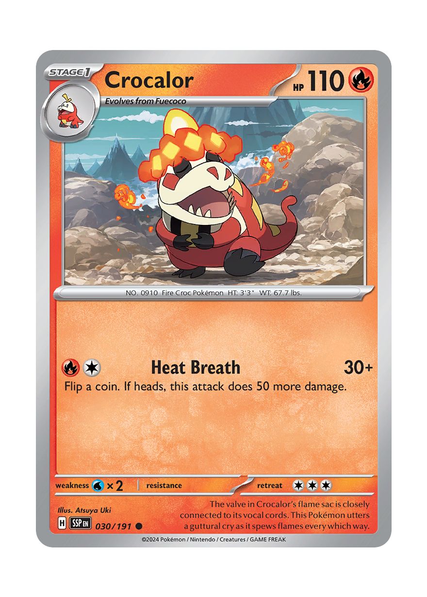 Crocalor (030/191) - Surging Sparks