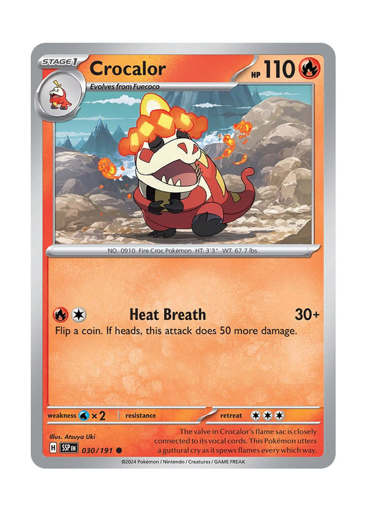 Crocalor (030/191) - Surging Sparks