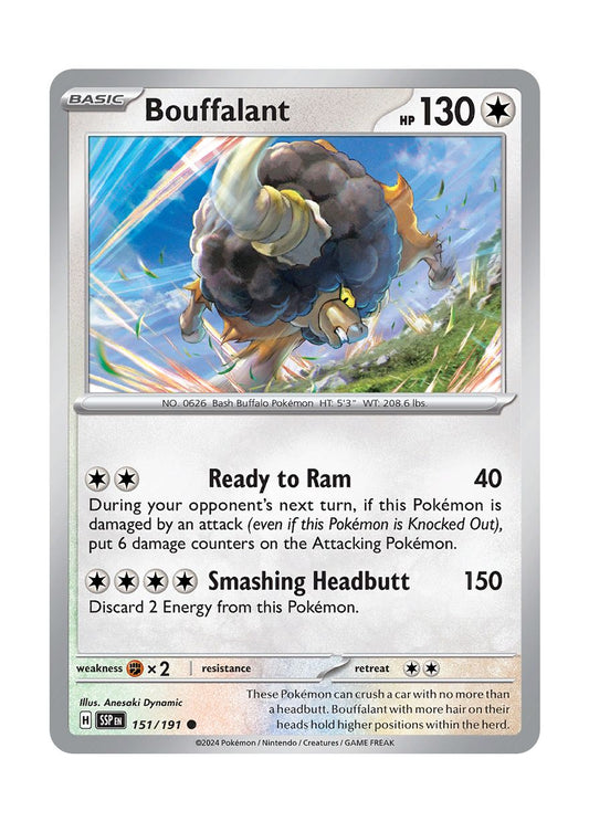 Bouffalant (151/191) - Surging Sparks