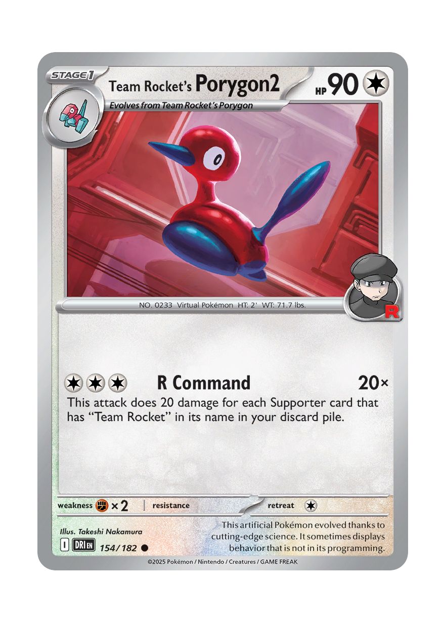 Team Rocket's Porygon2 (154/182) - Destined Rivals