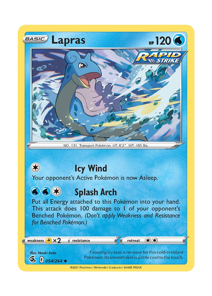 Lapras - Reverse Holo (054/264) Torena Lapras - Reverse Holo (054/264) Torena