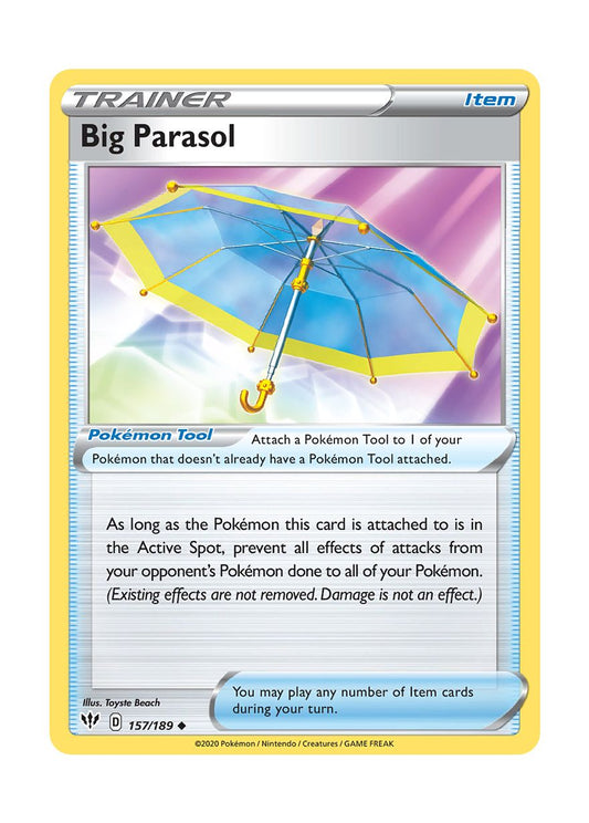 Big Parasol - Reverse Holo (157/189) - Darkness Ablaze