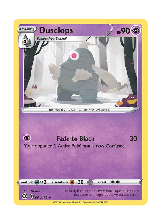 Dusclops - Reverse Holo (061/172) - Brilliant Stars