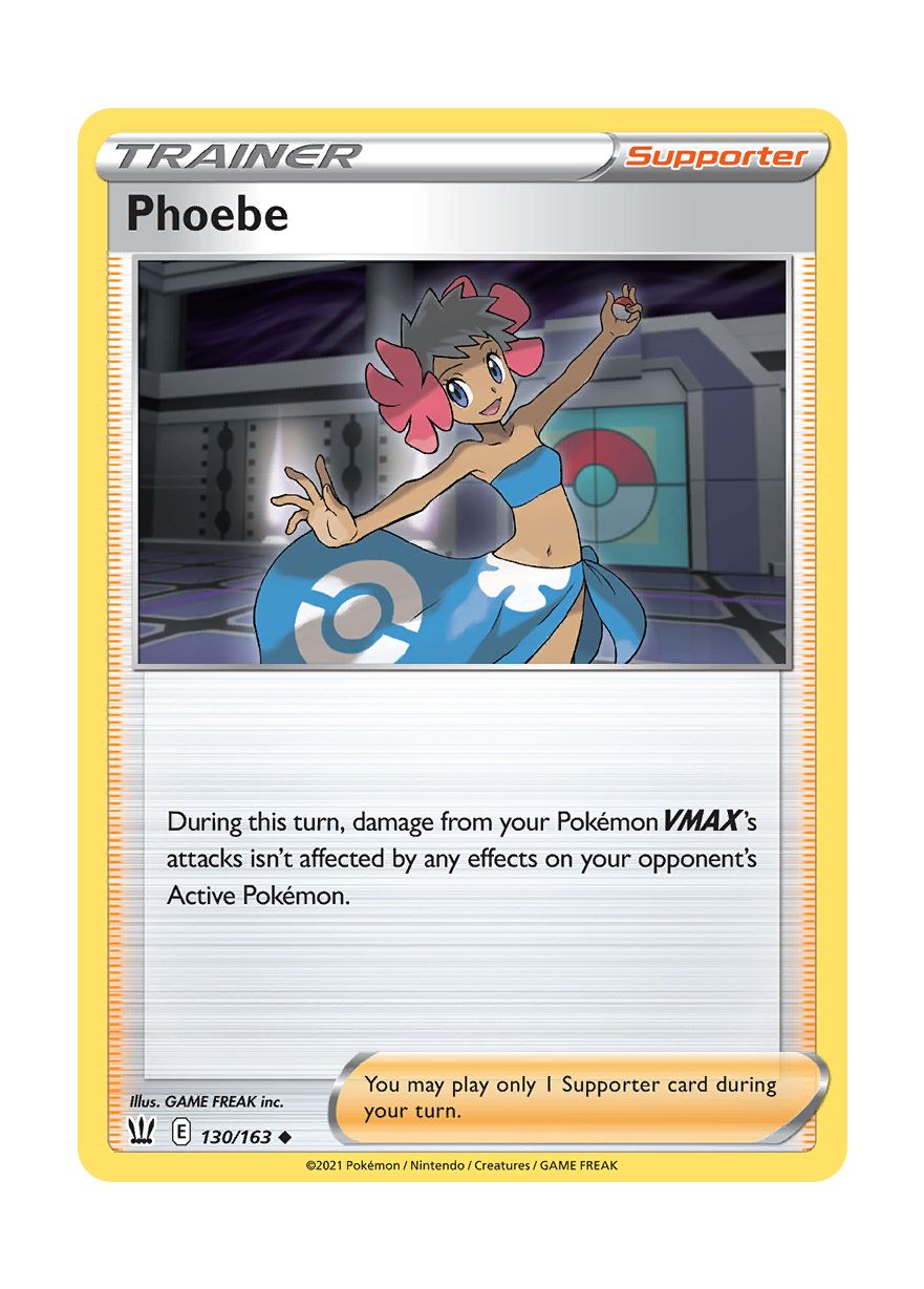 Phoebe - Reverse Holo (130/163) - Battle Styles