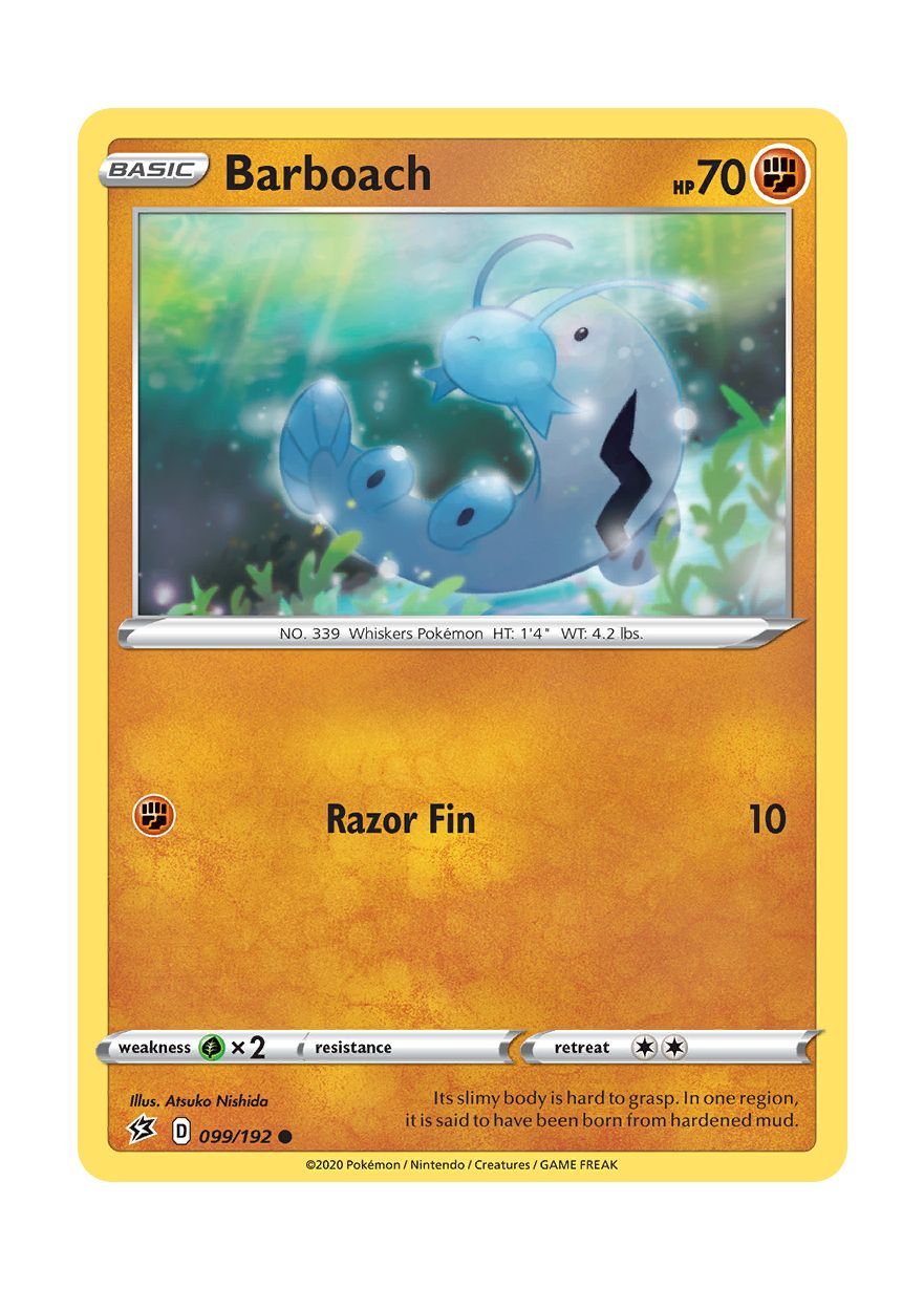 Barboach - Reverse Holo (099/192) - Rebel Clash