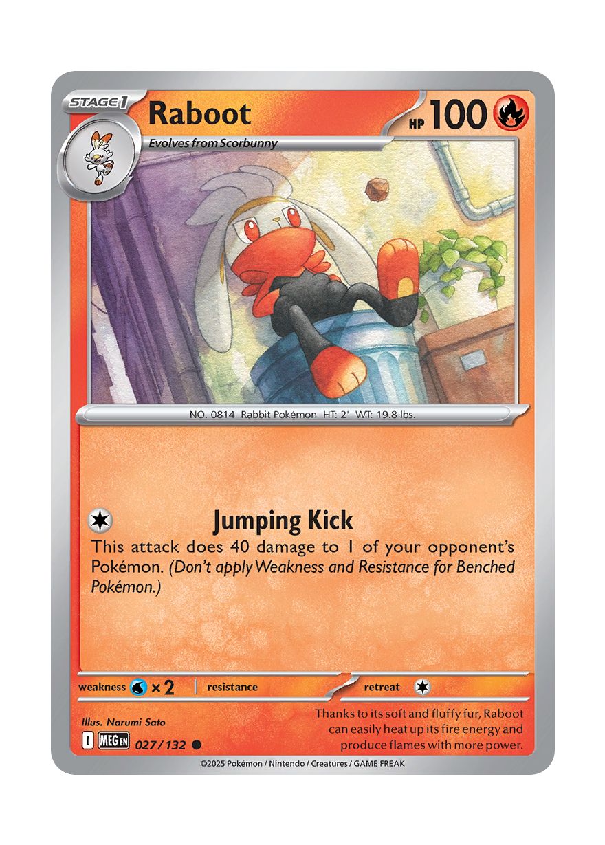 Raboot (027/132) - Mega Evolution
