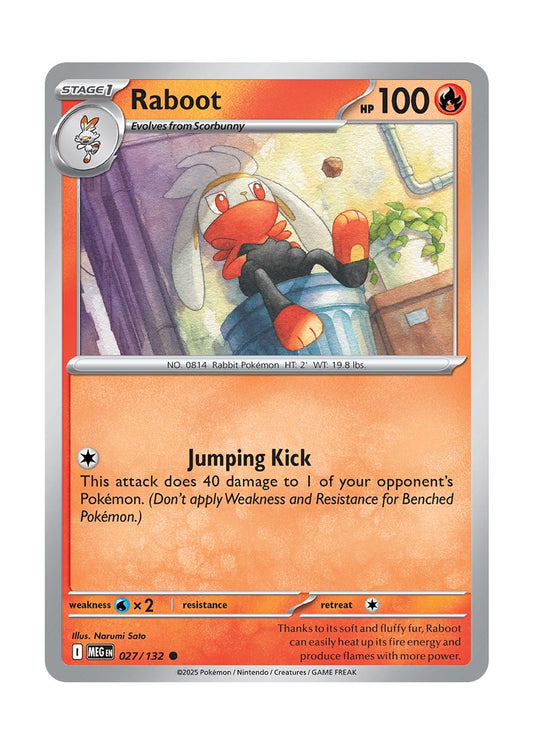Raboot (027/132) - Mega Evolution