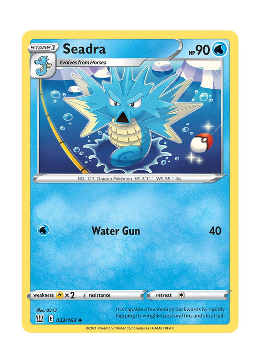 Seadra - Reverse Holo (032/163) - Battle Styles