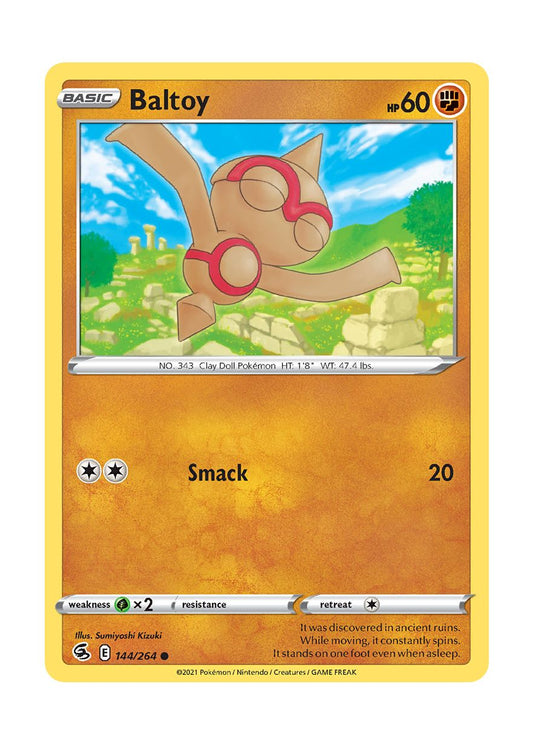 Baltoy - Reverse Holo (144/264) - Fusion Strike