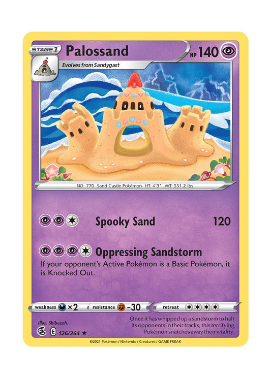 Palossand - Reverse Holo (126/264) - Fusion Strike