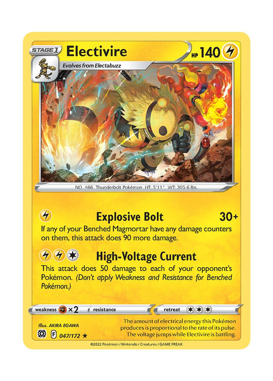 Electivire - Reverse Holo (047/172) - Brilliant Stars