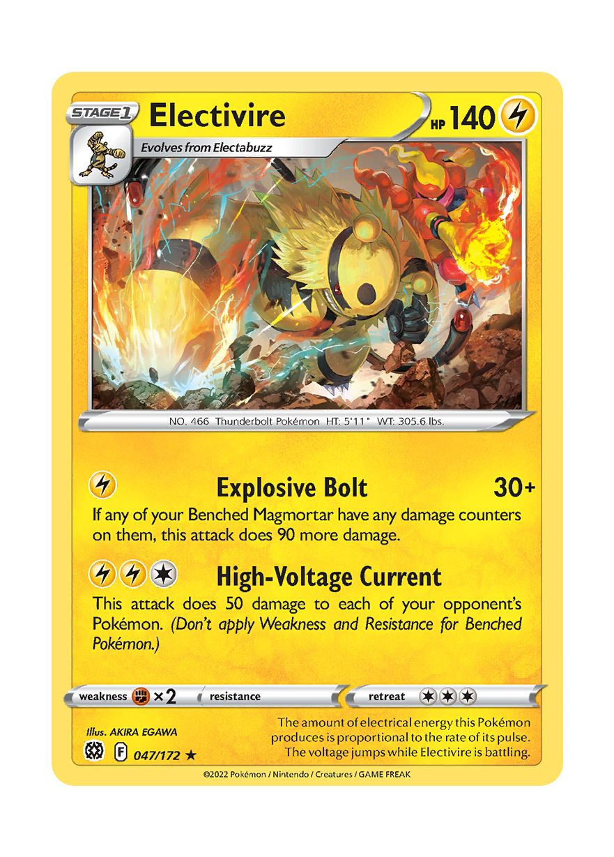 Electivire - Reverse Holo (047/172) - Brilliant Stars