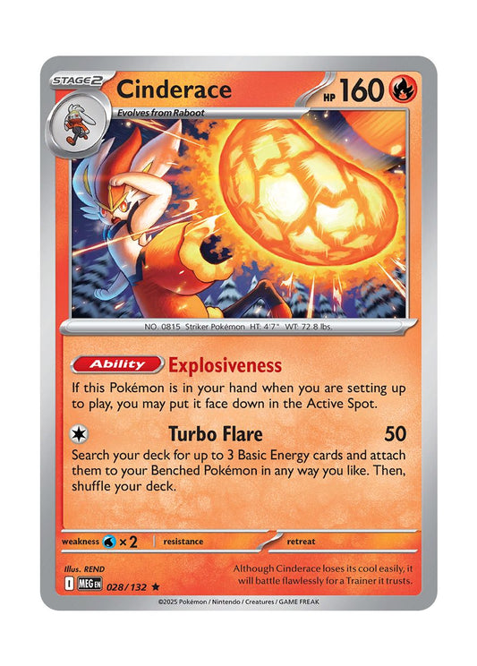Cinderace (028/132) - Mega Evolution