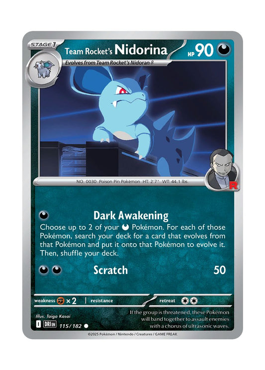 Team Rocket's Nidorina (115/182) - Destined Rivals