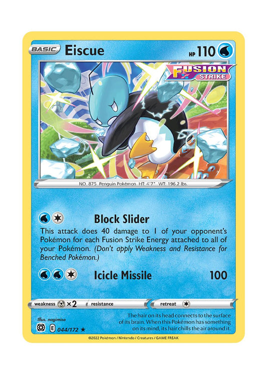 Eiscue - Reverse Holo (044/172) - Brilliant Stars