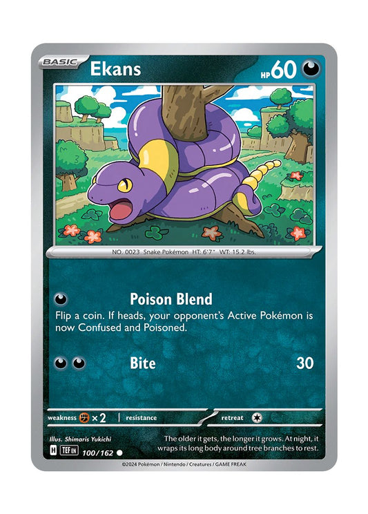 Ekans - Reverse Holo (100/162) - Temporal Forces
