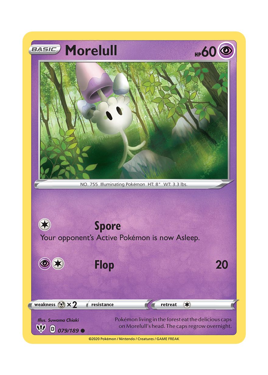 Morelull - Reverse Holo (079/189) - Darkness Ablaze