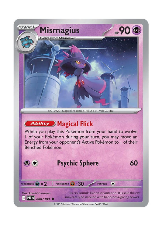 Mismagius - Reverse Holo (088/193) - Paldea Evolved
