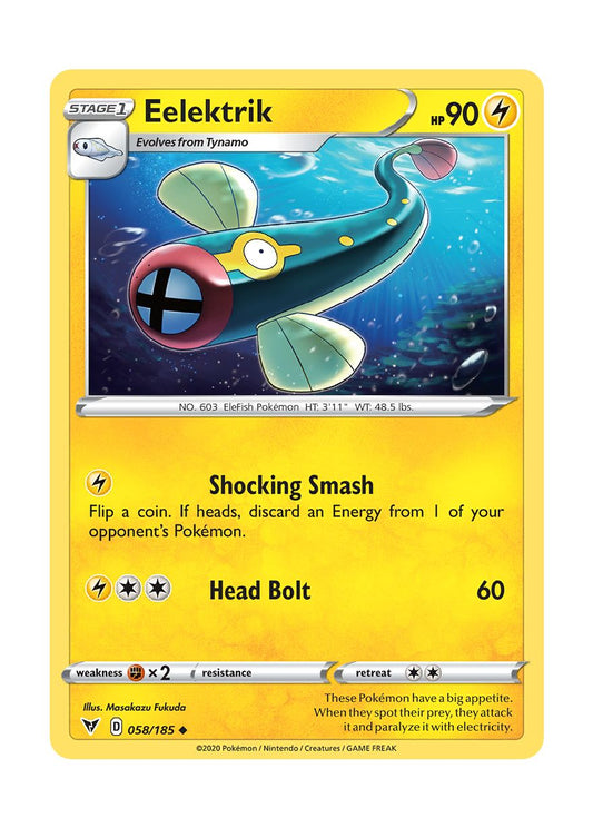 Eelektrik - Reverse Holo (058/185) - Vivid Voltage