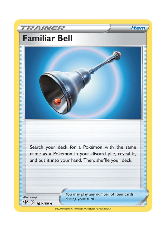 Familiar Bell - Reverse Holo (161/189) - Darkness Ablaze