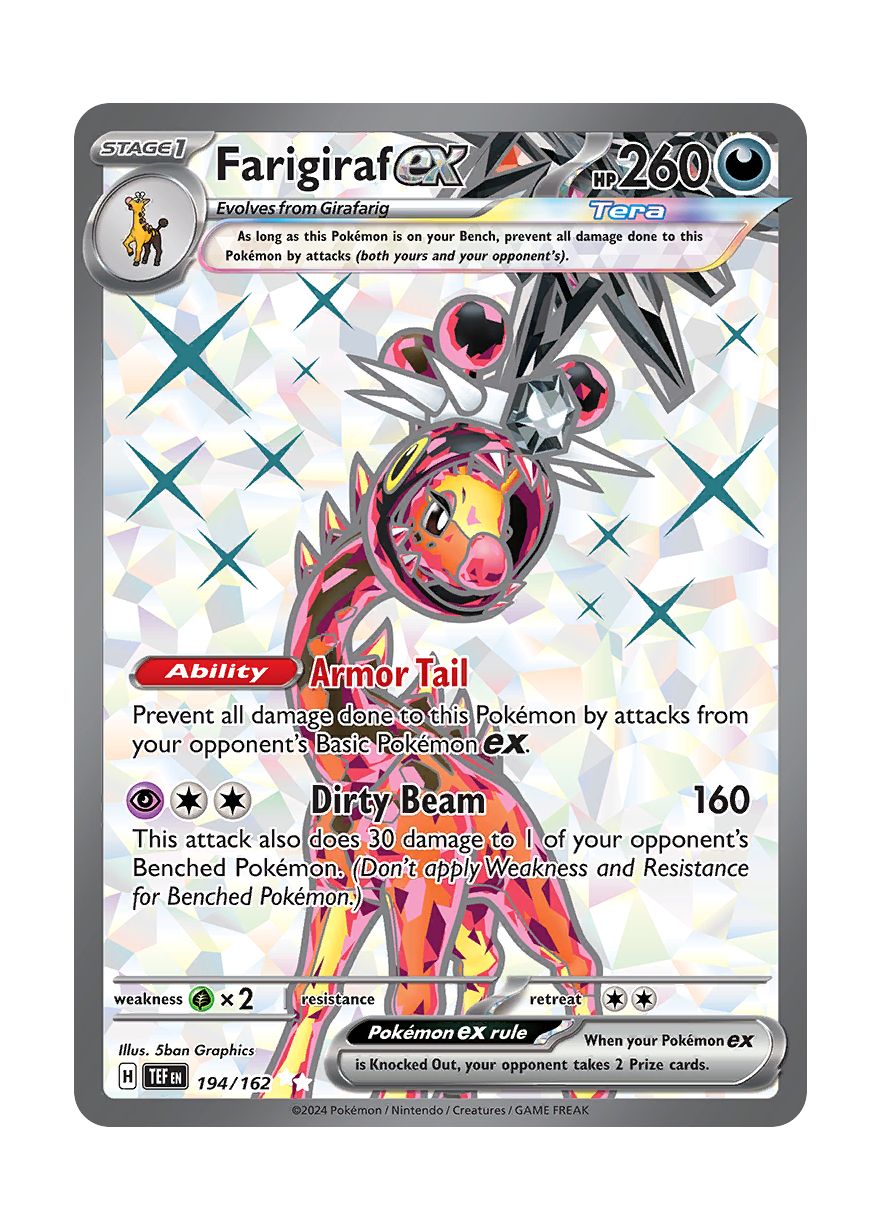 farigiraf pokemon card Farigiraffe ex (194/162) – Torena