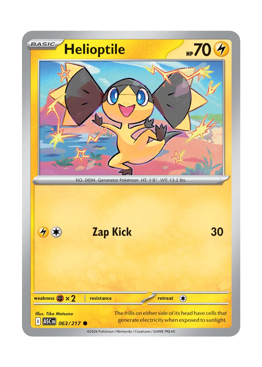 Helioptile (063/217) - Ascended Heroes