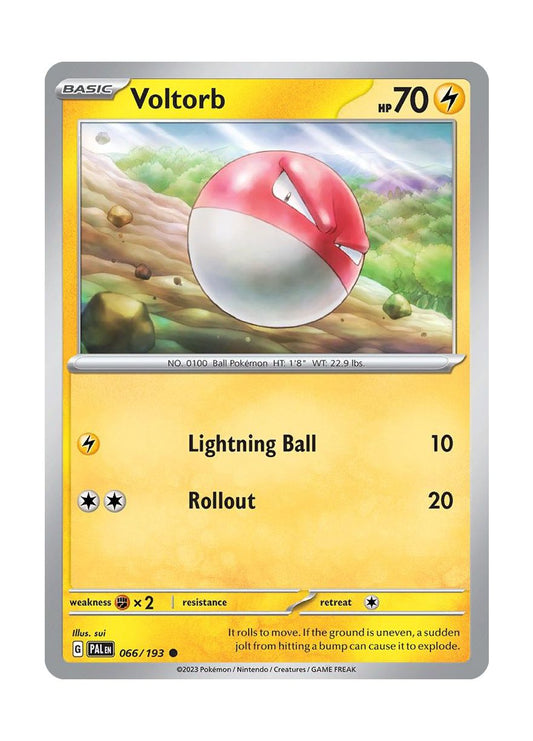 Voltorb - Reverse Holo (066/193) - Paldea Evolved
