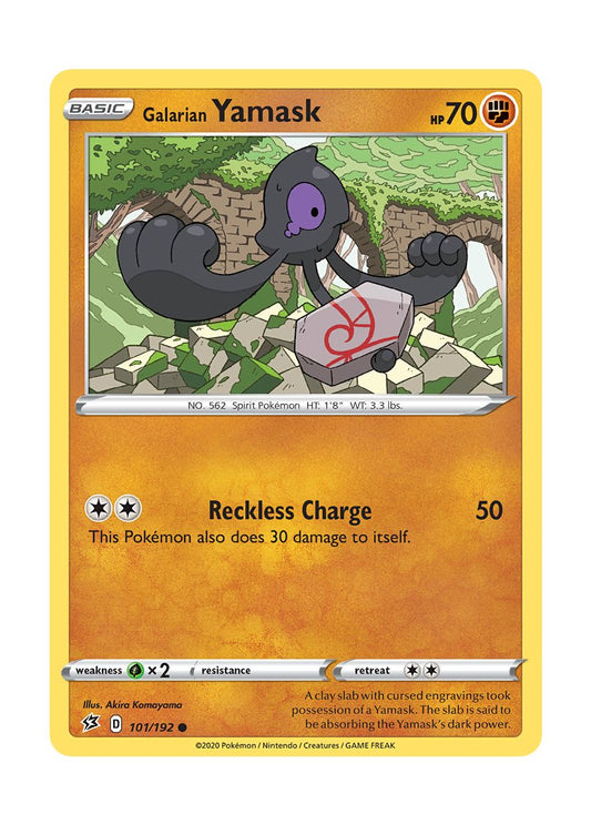 Galarian Yamask - Reverse Holo (101/192) - Rebel Clash
