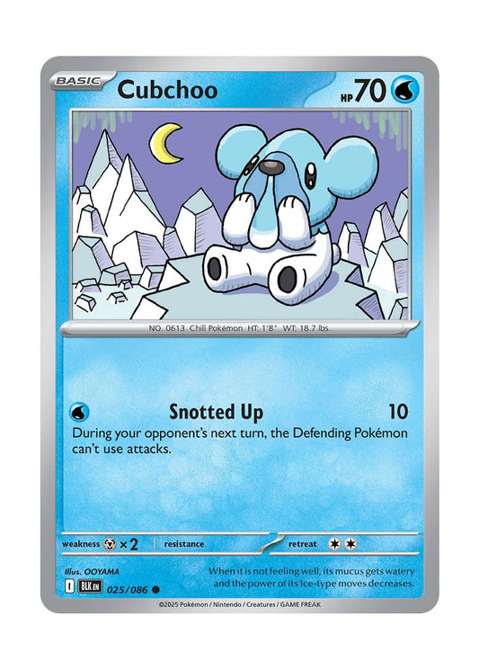 Cubchoo (025/86) - Black Bolt