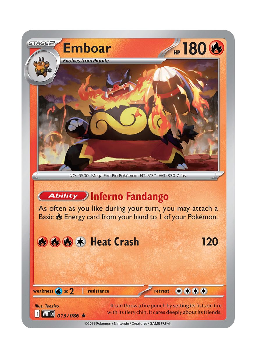 Emboar (013/86) - White Flare