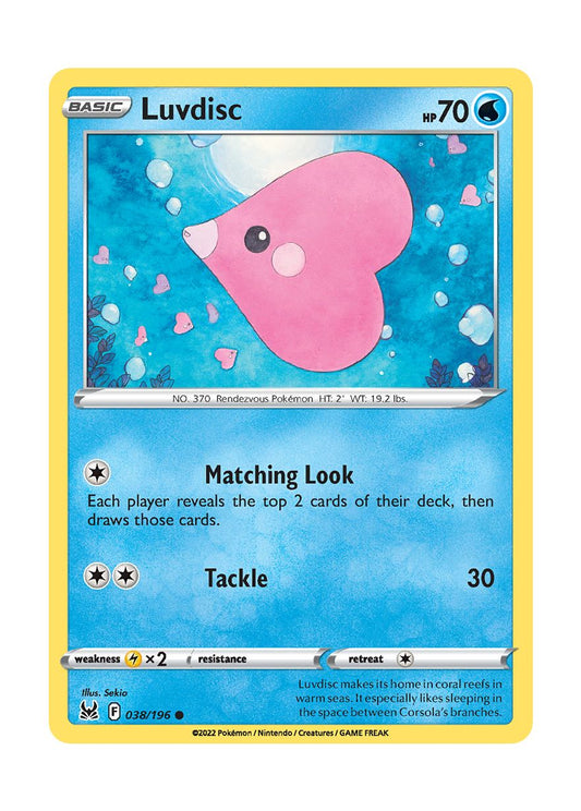 Luvdisc - Reverse Holo (038/196) - Lost Origin